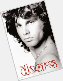 Jim Morrison dark brown hair & hairstyles Average body, 
