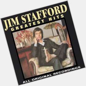 Jim Stafford Slim body,  dark brown hair & hairstyles