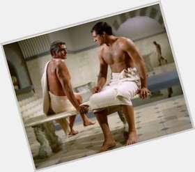 John Gavin Average body,  dark brown hair & hairstyles