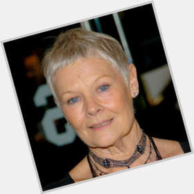 Judi Dench Average body,  blonde hair & hairstyles