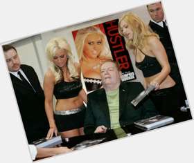 Larry Flynt Large body,  light brown hair & hairstyles