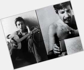 Leonard Cohen Average body,  grey hair & hairstyles
