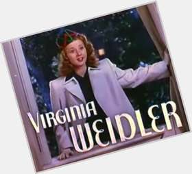 Virginia Weidler Slim body,  dark brown hair & hairstyles