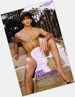 Luke Pasqualino Slim body,  dark brown hair & hairstyles