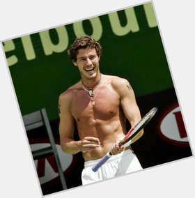 Marat Safin light brown hair & hairstyles Athletic body, 