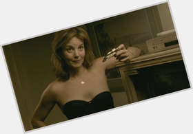 Margaret Colin Slim body,  dark brown hair & hairstyles