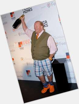 Mario Batali Large body,  red hair & hairstyles