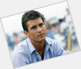 Mel Gibson dark brown hair & hairstyles Athletic body, 