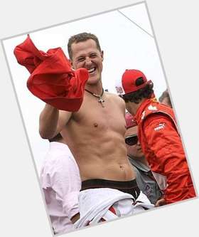 Michael Schumacher light brown hair & hairstyles Athletic body, 