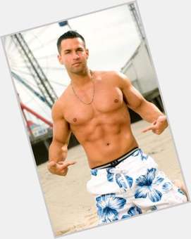 Mike The Situation Sorrentino Athletic body,  dark brown hair & hairstyles