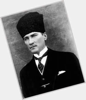 Mustafa Kemal Ataturk Average body,  blonde hair & hairstyles