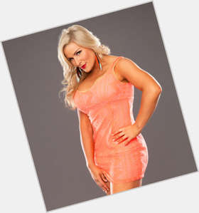 Natalya Athletic body,  dyed blonde hair & hairstyles