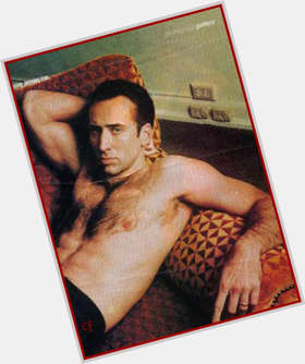 Nicolas Cage dark brown hair & hairstyles Athletic body, 