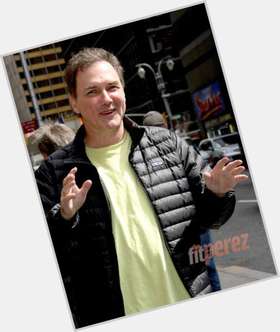 Norm Macdonald Average body,  dark brown hair & hairstyles