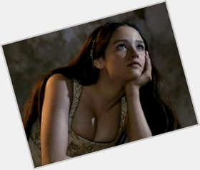 Olivia Hussey Slim body,  dark brown hair & hairstyles