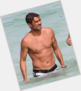 Paolo Maldini Athletic body,  light brown hair & hairstyles