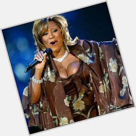 Patti Labelle Average body,  dark brown hair & hairstyles