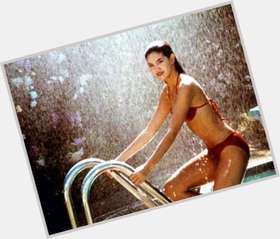 Phoebe Cates Slim body,  dark brown hair & hairstyles