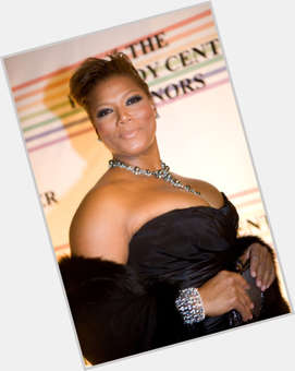 Queen Latifah Large body,  light brown hair & hairstyles