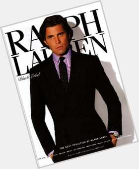 Ralph Lauren Average body,  grey hair & hairstyles