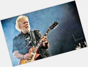 Randy Bachman Large body,  salt and pepper hair & hairstyles