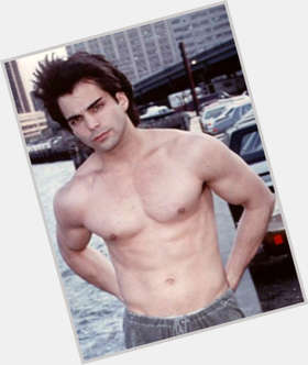Richard Grieco Athletic body,  black hair & hairstyles