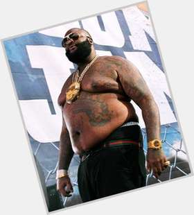 Rick Ross Large body,  bald hair & hairstyles