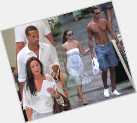 Rio Ferdinand Athletic body,  dark brown hair & hairstyles