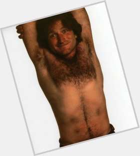 Robin Williams Average body,  salt and pepper hair & hairstyles