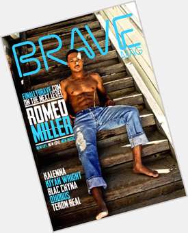 Romeo Miller black hair & hairstyles Athletic body, 