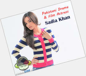 Sadia Khan Slim body,  dark brown hair & hairstyles