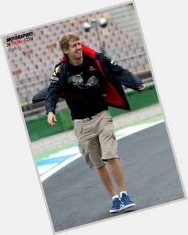 Sebastian Vettel light brown hair & hairstyles Athletic body, 