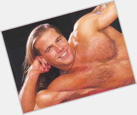 Shawn Michaels Athletic body,  light brown hair & hairstyles