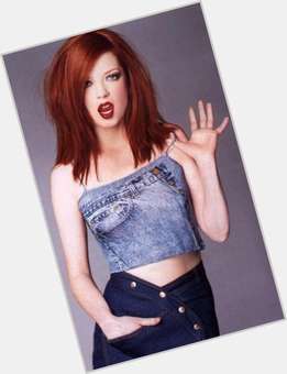 Shirley Manson red hair & hairstyles Slim body, 