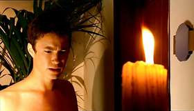 Tom Wisdom and Christopher Villiers shirtless in Mile High 2-04