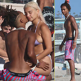 Jaden Smith and Sab Zada Beach Outing Turns PDA-Filled