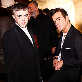 Justin Theroux and Broadway Cole Escola Attend Jimmy Choo NYFW Dinner