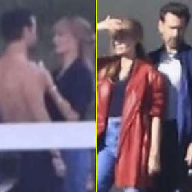 Robbie, Shirtless Farrell Spotted Filming \
