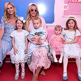 Paris & Nicky Hilton Attend NYC Charity Event with Kids