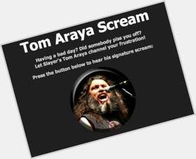 Tom Araya Average body,  dark brown hair & hairstyles