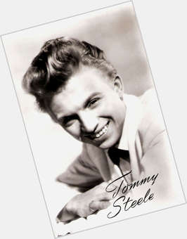 Tommy Steele Average body,  salt and pepper hair & hairstyles