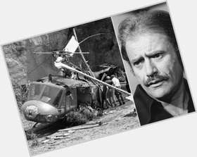 Vic Morrow Average body,  salt and pepper hair & hairstyles