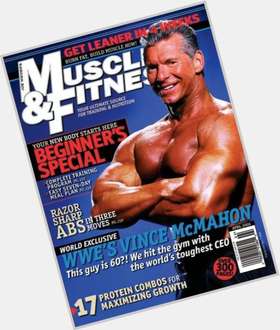 Vince Mcmahon Athletic body,  light brown hair & hairstyles