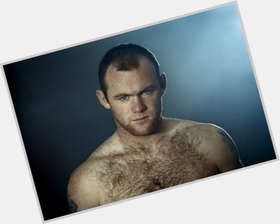 Wayne Rooney Athletic body,  light brown hair & hairstyles