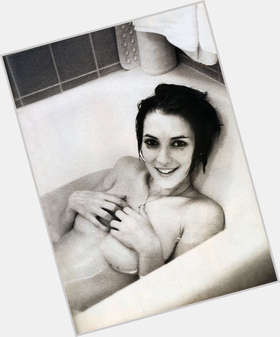 Winona Ryder Slim body,  dyed brown hair & hairstyles