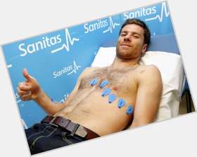 Xabi Alonso Athletic body,  light brown hair & hairstyles