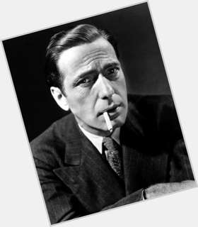 Humphrey Bogart Average body,  dark brown hair & hairstyles