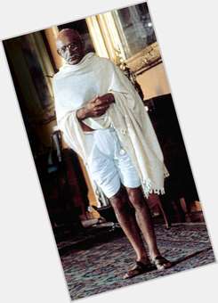 Mahatma Gandhi Slim body,  bald hair & hairstyles