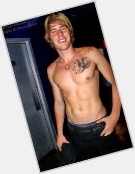 Zack Merrick Athletic body,  dark brown hair & hairstyles